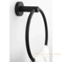 полотенцедержатель-кольцо rea mist rea-80028, черный матовый
