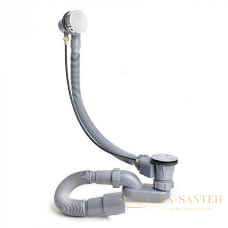 слив-перелив delice dlr000007 полуавтомат, хром глянцевый  