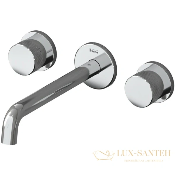 смеситель для раковины teska tria e5216 без донного клапана, хром