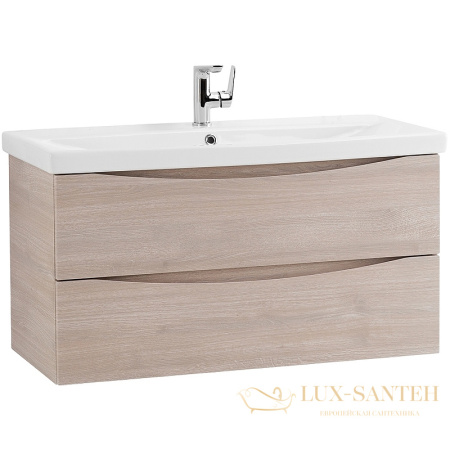 тумба под раковину belbagno marino-cer marino-cer-900-2c-so-rg-p 90 см подвесная, rovere grigio