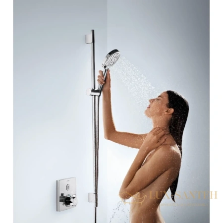 термостат с запорным вентилем hansgrohe showerselect 15762000, хром