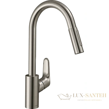 смеситель для кухни hansgrohe focus m41 73880800 сталь