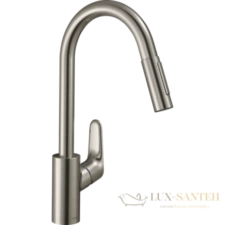 смеситель для кухни hansgrohe focus m41 73880800 сталь