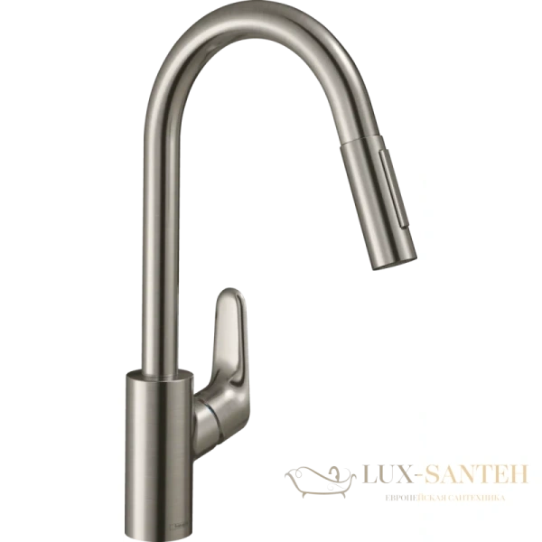 смеситель для кухни hansgrohe focus m41 73880800 сталь