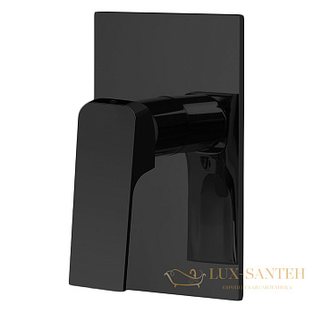 смеситель встраиваемый для душа fima carlo frattini fit, f3389x1ns, (внешняя часть), черный матовый