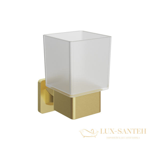 стакан для зубных щеток подвесной aqueduto respingo res0250, золото шлифованное