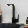 смеситель wasserkraft abens 2007 для кухни, черный