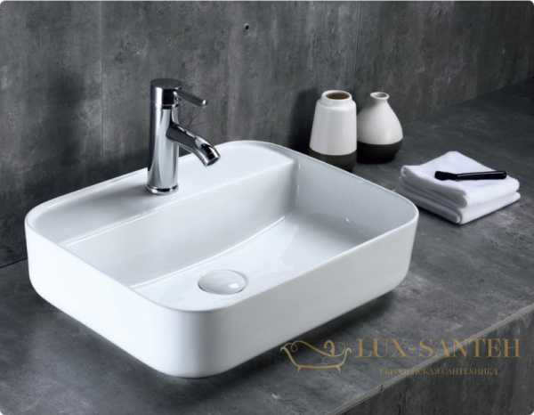 раковина-чаша belbagno bb1321 50 см, белый
