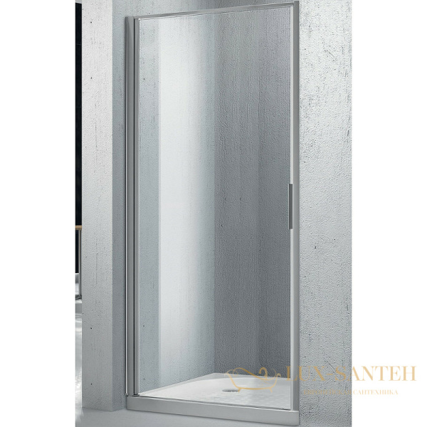 душевая дверь belbagno sela sela-b-1-80-c-cr 80 см профиль хром, стекло прозрачное