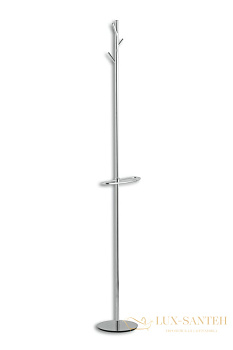 стойка stil haus liz 858(08): 3 крючка под халаты и 1 полотенцедержатель, хром