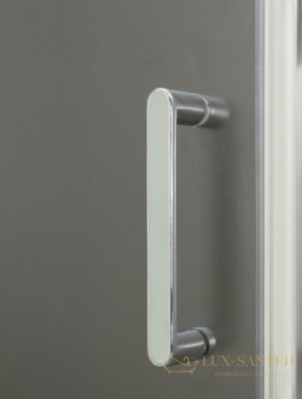 душевой уголок belbagno uno uno-ah-1-100/80-c-cr 100x80 см профиль хром, стекло прозрачное 