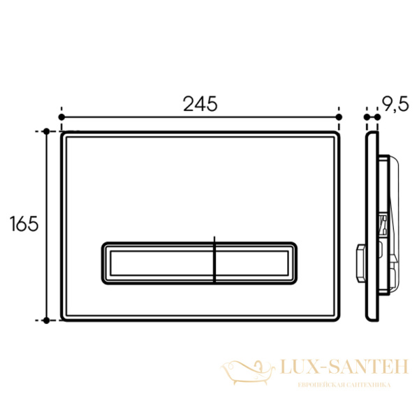 комплект aqueduto aqds111, инсталляция tecnica novo, панель смыва retangulo, хром, унитаз ovo, сиденье микролифт, белый