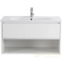 тумба belbagno kraft kraft-1000-1c-so-bo 100 см, bianco opaco