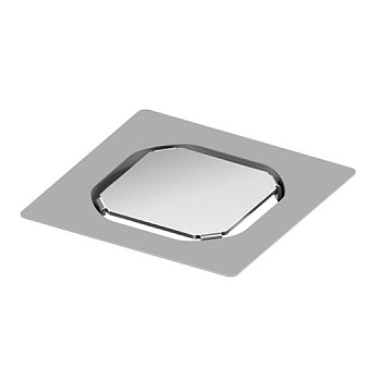 основа для плитки tece tecedrainpoint s 100 3660016 без рамки, нержавеющая сталь глянцевая
