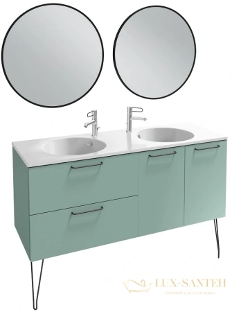 зеркало jacob delafon odeon rive gauche eb1177-s14, 70 см, лакированная рама черный сатин