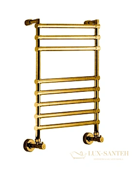 полотенцесушитель водяной margaroli sole 464-8м 4644708br, высота 76.8 см, ширина 53.5 см, состаренная бронза