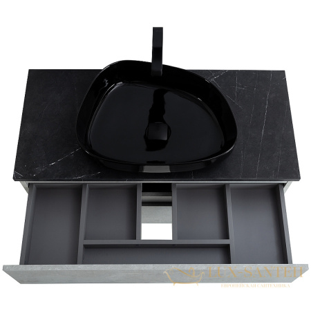 тумба под раковину cezares molveno 46 molveno 46-100-2c-so-bet 100 см подвесная, beton