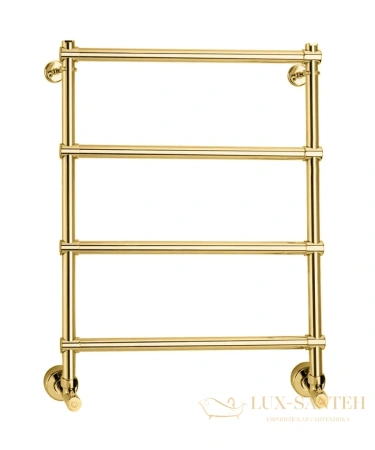 полотенцесушитель водяной margaroli sole 4424704(26)gd, высота 72 см, ширина 53 см, золото