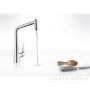 смеситель для кухни hansgrohe metris сталь 14820800