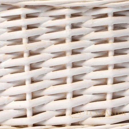 плетеная корзина wasserkraft vils wb-560-l для белья, белый