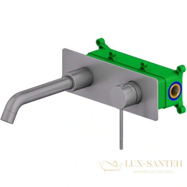 смеситель для раковины timo saona 2371/18sm, черное золото