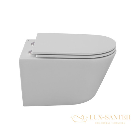 унитаз подвесной cezares liner czr-3808-53-th-tor/sc, безободковый, смыв торнадо, с сиденьем микролифт, белый