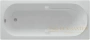 акриловая ванна aquatek лея 170x75 (без гидромассажа, без фронтального экрана)