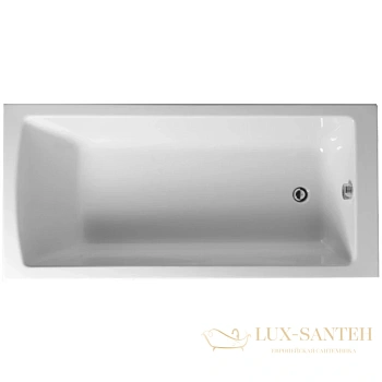 акриловая ванна vitra neon 52280001000 170x75 см, белый