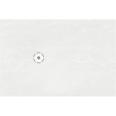 душевой поддон jacob delafon singulier e67021-shm из литого мрамора 100х90 см, белый