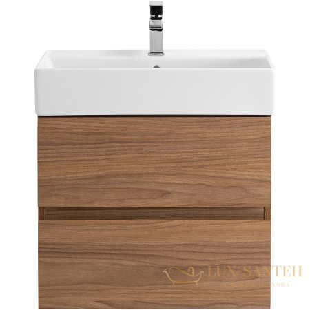 тумба под раковину cezares molveno 46 molveno 46-60-2c-so-nc 60 см подвесная, noce chiaro