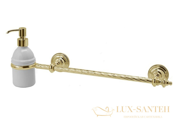 полотенцедержатель stil haus giunone g69d(04), белый-золото