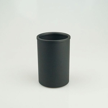 стакан металлический surya metall 6259/mb 7х7х10,5 см, черный матовый