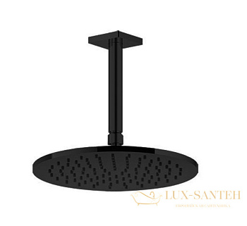 верхний душ gessi rilievo 59152.299 ø 250 мм, black xl