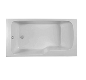 акриловая ванна jacob delafon bain douche malice e6d066l-00 160*85 см левосторонняя, белый