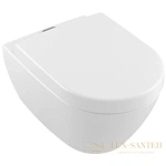 Подвесной безободковый унитаз Villeroy & Boch Subway 2.0 5614A101, альпийский белый