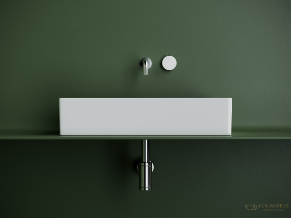 раковина накладная ceramica nova element cn6070, 601*361*130 мм, белый