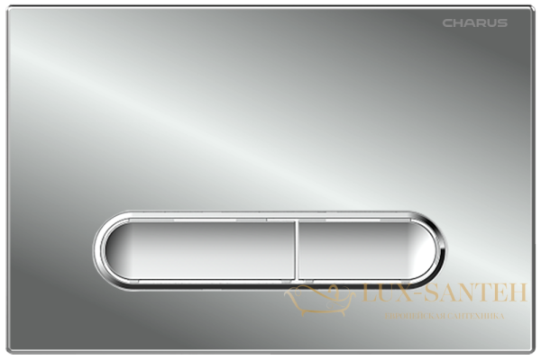 панель смыва charus tm, magnus, fp.340.21.01, хром глянцевый