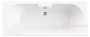 акриловая ванна cezares calisto calisto-170-75-45 170x75 см, белый