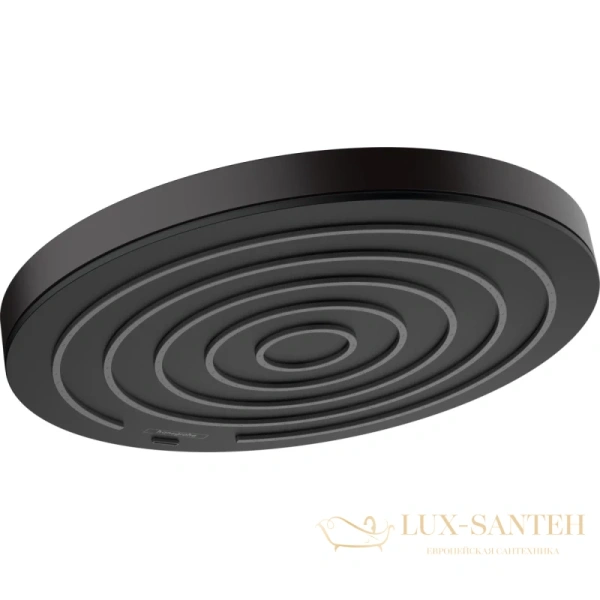 верхний душ hansgrohe pulsify 260 1jet, 24140670, черный матовый