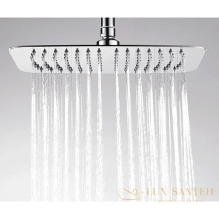 душевой комплект wasserkraft aller a12669 300х200 мм, хром