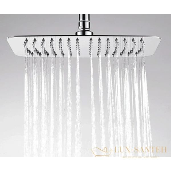 душевой комплект wasserkraft alme a16069 300х200 мм, хром