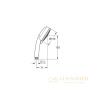 ручной душ grohe new tempesta cosmopolitan 100 27572002, белый