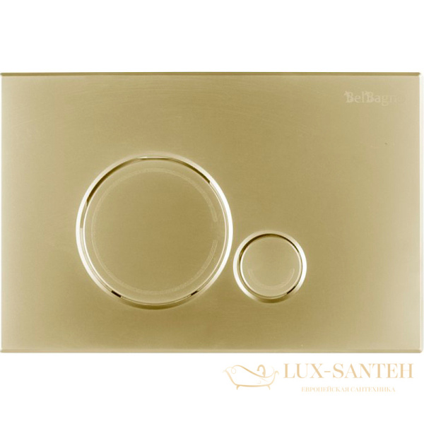 клавиша смыва belbagno sfera bb018-sr-oro, золото