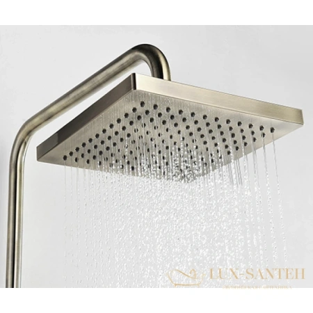 душевая стойка wasserkraft exter a040, светлая бронза