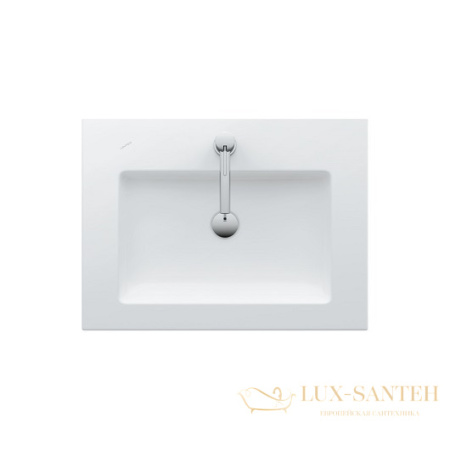 раковина laufen living square 8.1643.1.000.104.1 650х480 мм, белый 