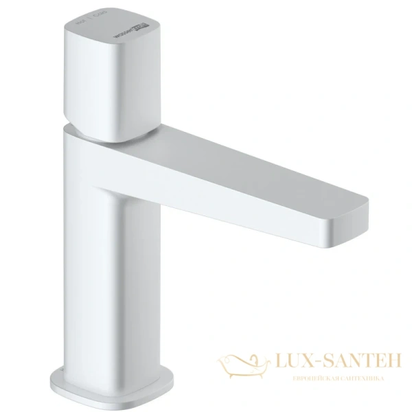 смеситель для раковины wasserkraft saale 9503, белый матовый