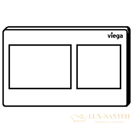 панель смыва viega prevista visign for style 21 773250, белый