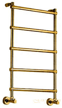 полотенцесушитель водяной margaroli sole 442-5 4423705ob, высота 90 см, ширина 43.5 см, состаренная бронза