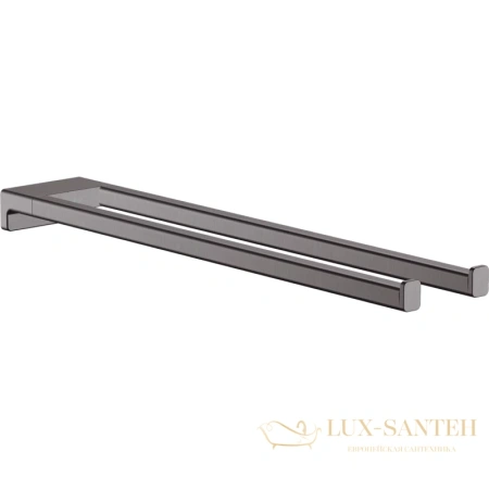 полотенцедержатель hansgrohe addstoris 41770340, шлифованный чёрный хром
