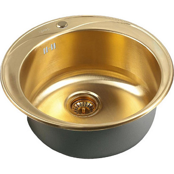 кухонная мойка zorg bronze szr-510/205-bronze, бронза